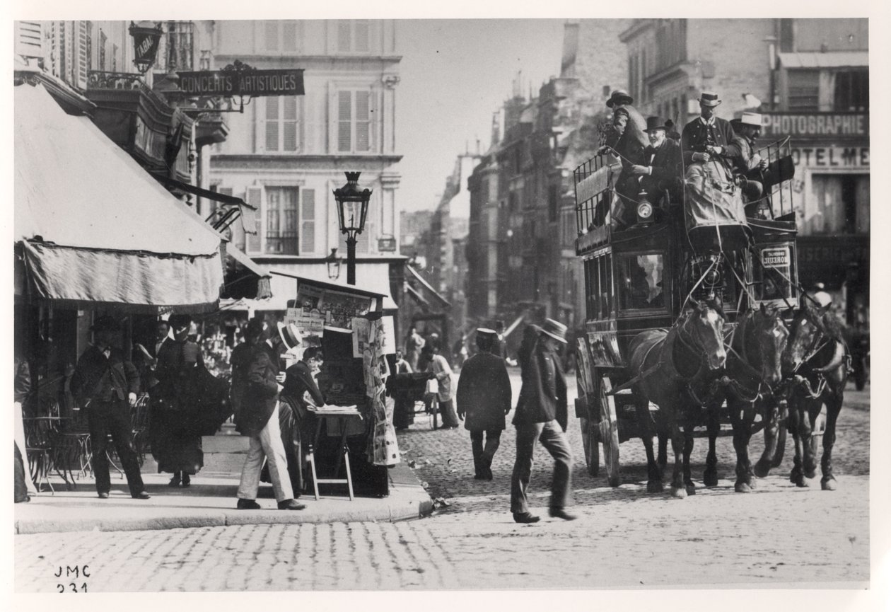 Utsikt over Paris, ca. 1900 av French Photographer