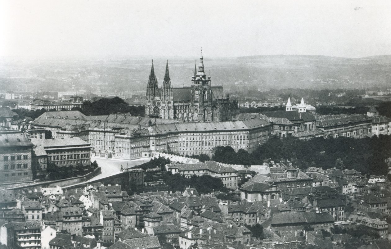 Utsikt over Praha, sent på 1800-tallet av French Photographer