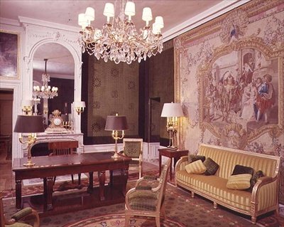 Et mottaksrom i Grand Trianon av French School