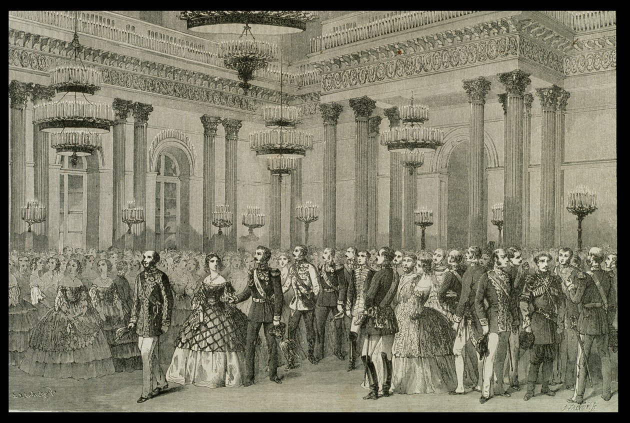 Et St. Petersburg-ball på 1860-tallet av French School