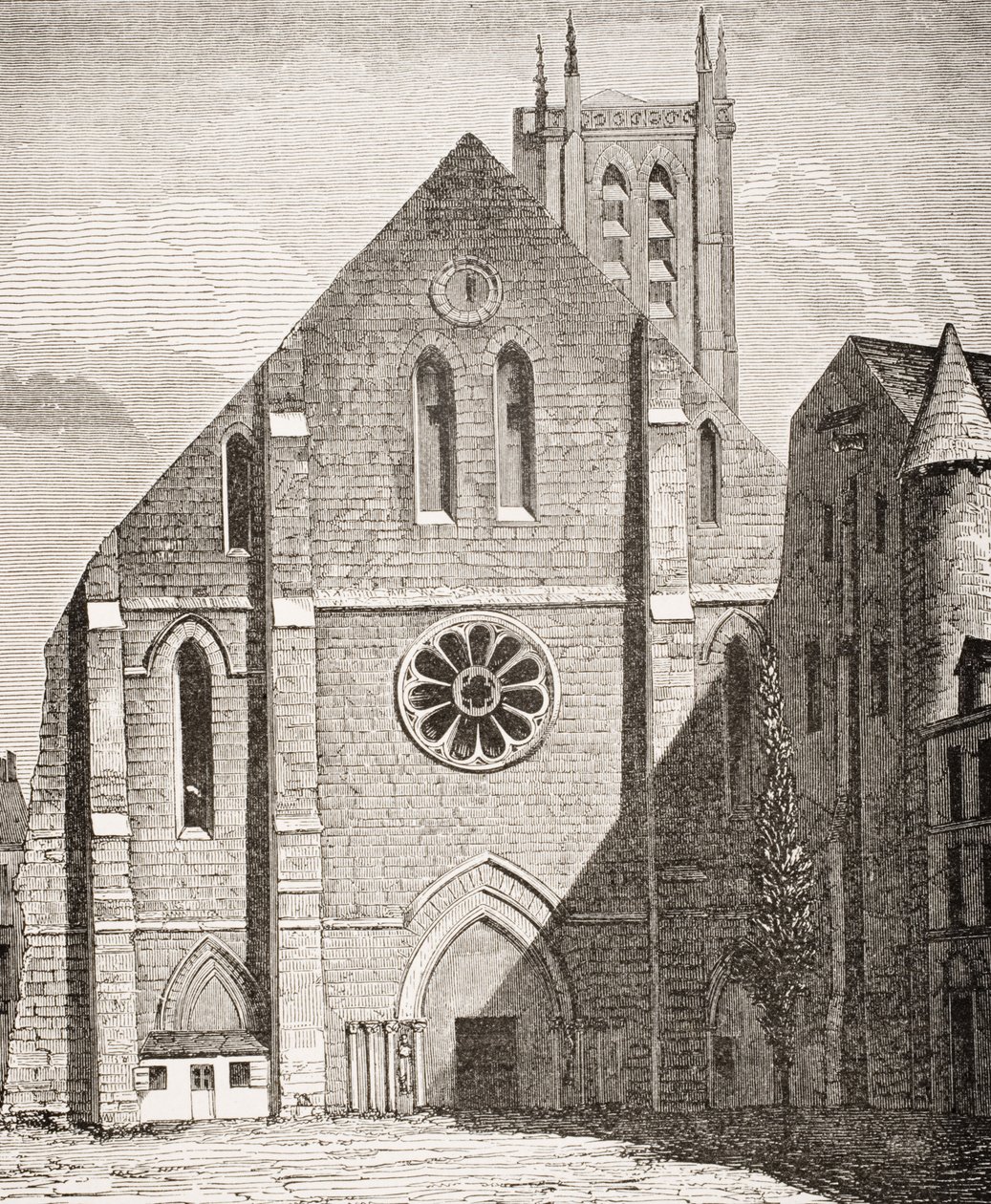 Abbey of Sainte Genevieve, Paris, fra 
