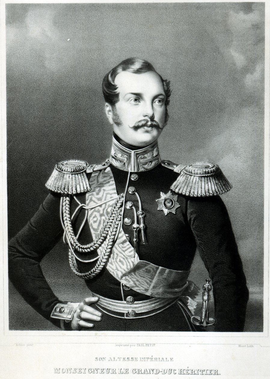 Alexander II (1818-81) av Russland av French School