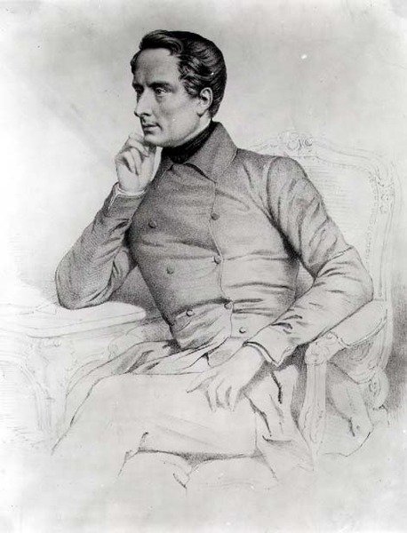 Alphonse-Marie-Louis av Prat Lamartine (1790-1869) av French School
