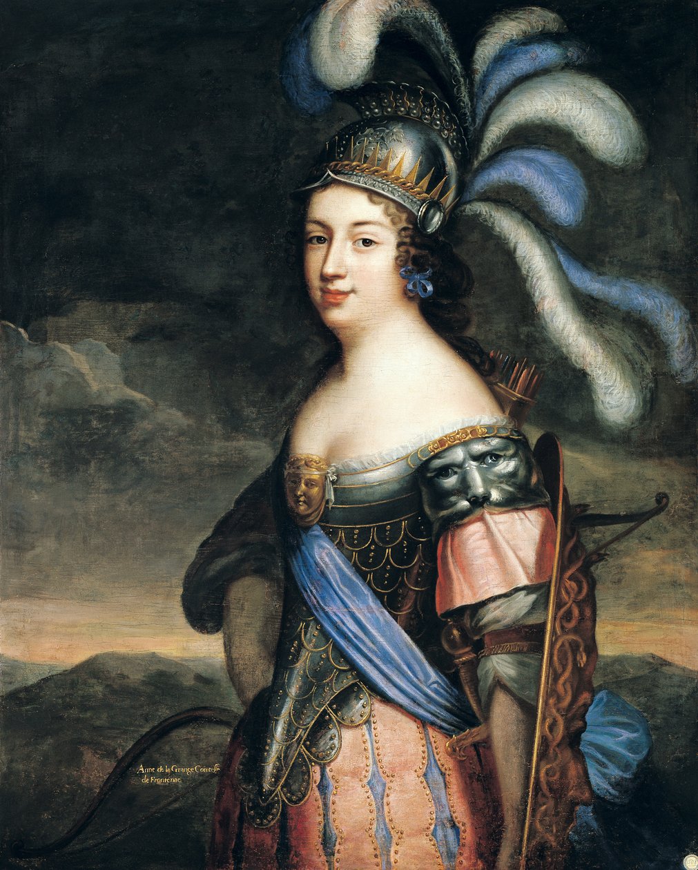 Anne de La Grange-Trianon (1632-1707) grevinne av Palluau og Frontenac av French School