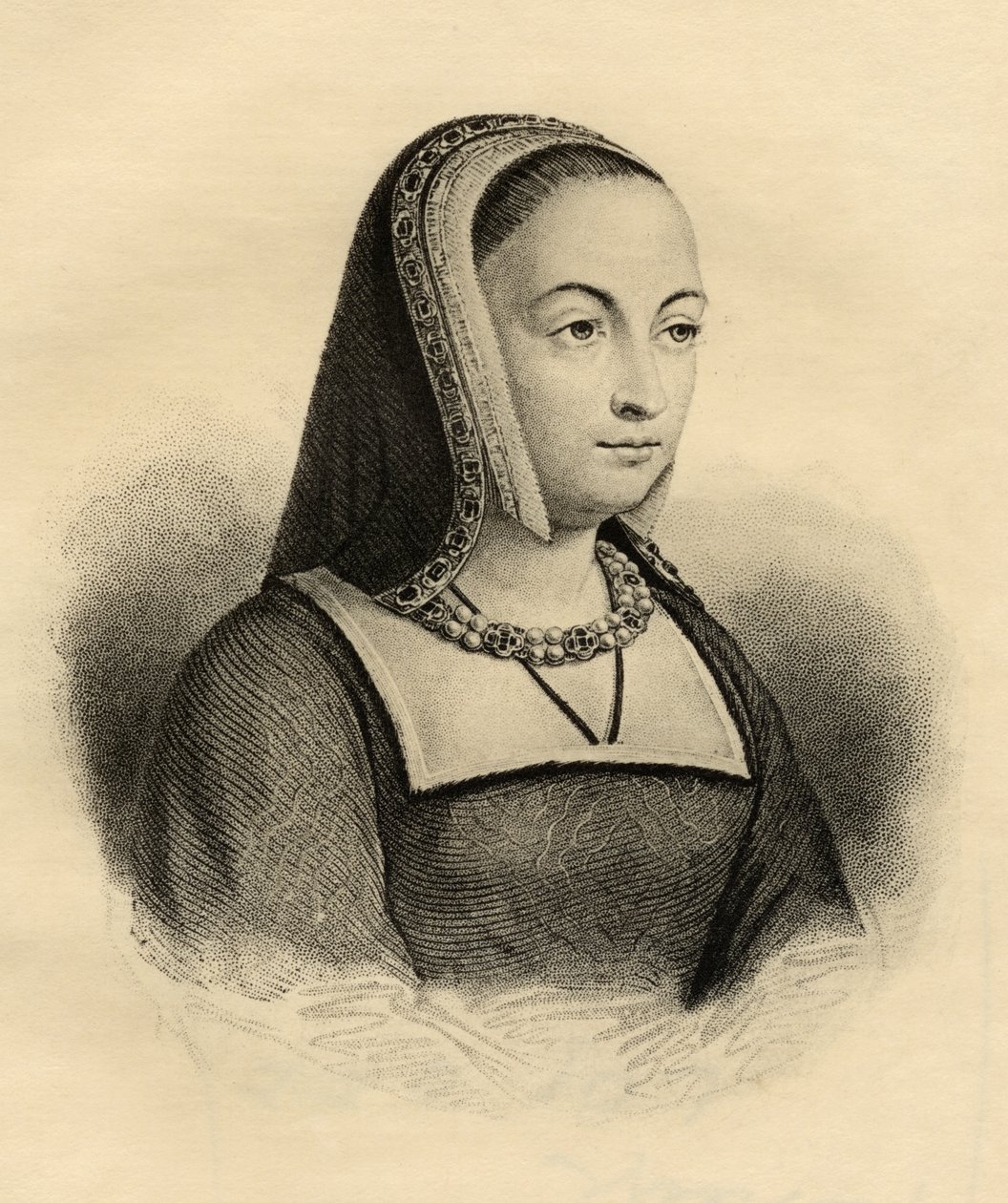 Anne av Bretagne (1477-1514) av French School
