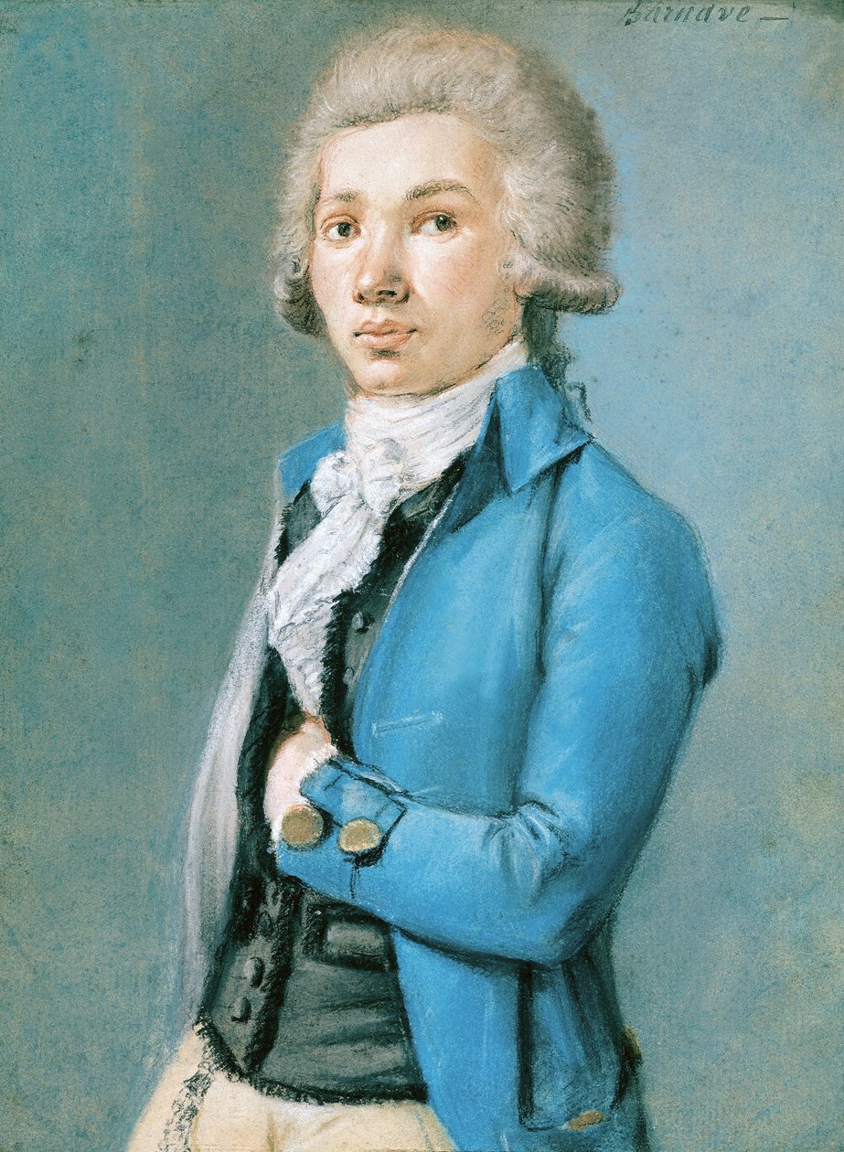 Antoine Barnave (1761-93) (pastell på papir) av French School