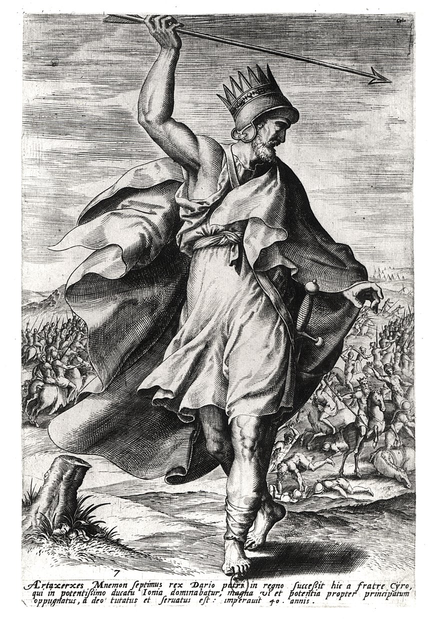 Artaxerxes II (ca.404-358 f.Kr.) Konge av Persia av French School