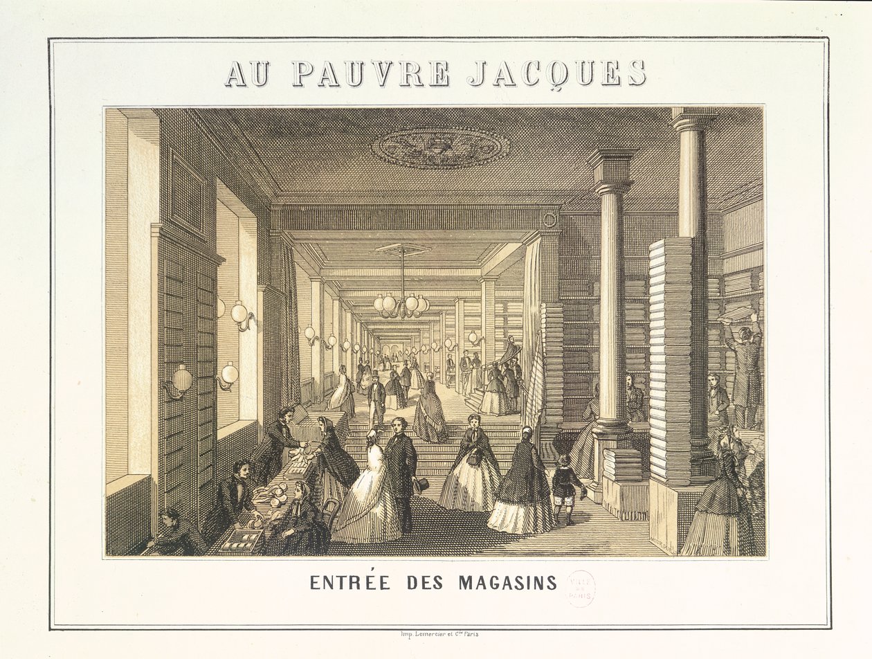 Au Pauvre Jacques: Inngang til butikkene av French School
