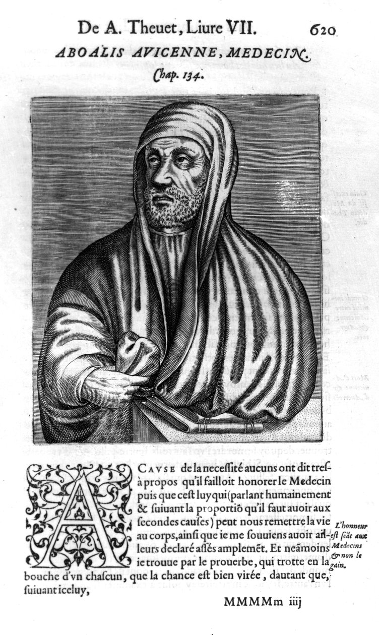 Avicenna, illustrasjon fra 