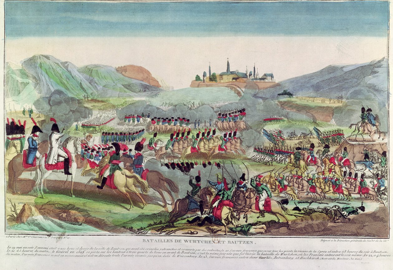 Slaget ved Wurtchen og Bautzen, 20. mai 1813 av French School