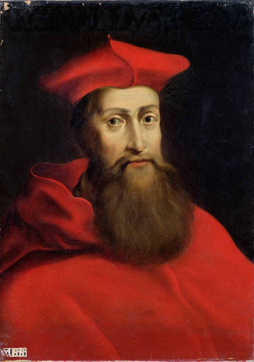 Kardinal Reginald Pole (1500-58) erkebiskop av Canterbury av French School