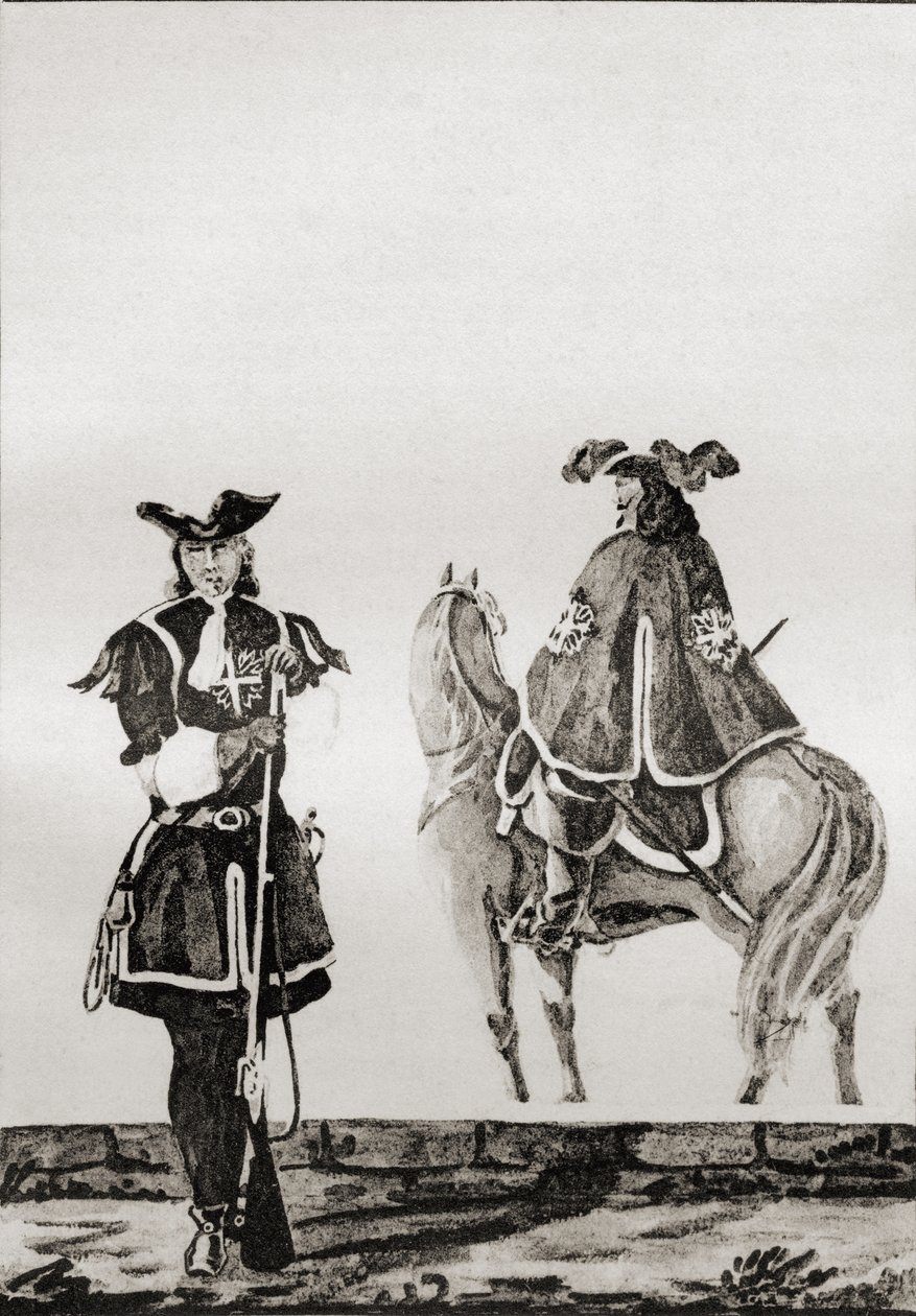 Company of Musketeers of King Louis XIV, fra 