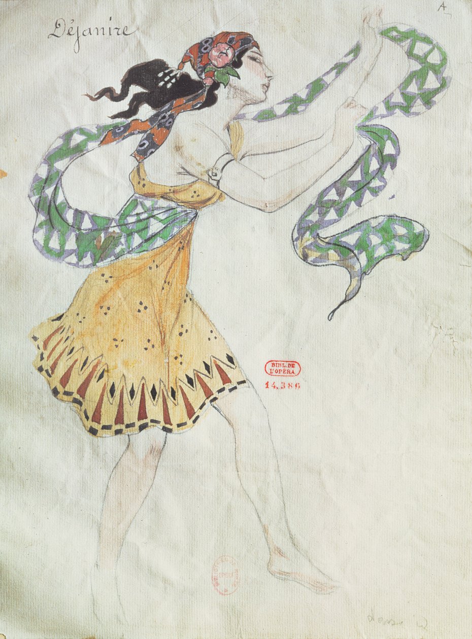 Kostymedesign for Delilah fra operaen 