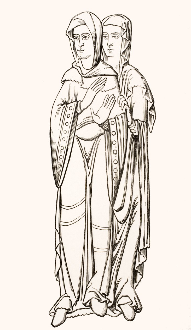 Costumes of Ladies of the Frankish Court (6.-10. århundre) fra 