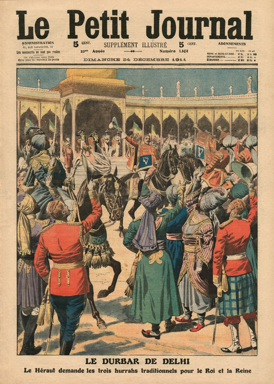 Delhi Durbar, illustrasjon fra 