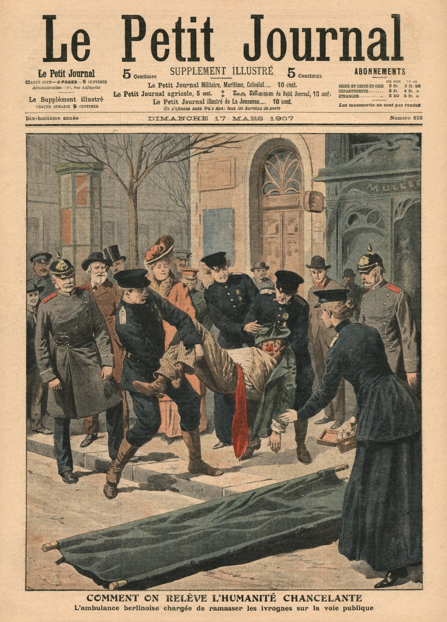 Drunkards in Berlin, illustrasjon fra 