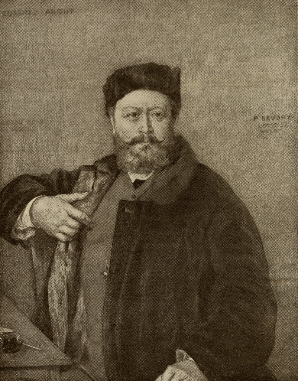 Edmond Felix Valentin About (1828-85) av French School