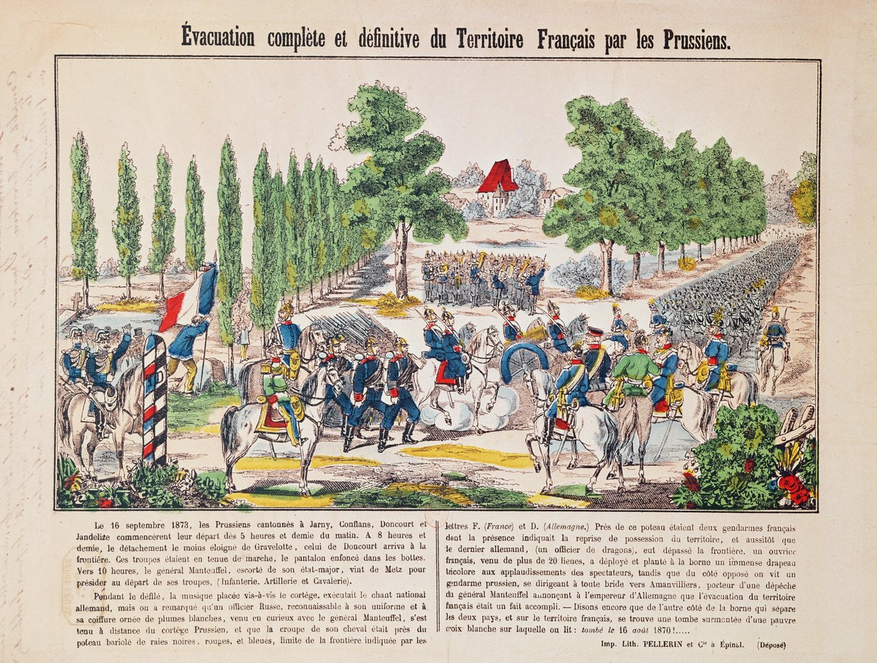 Evakuering av det franske territoriet av prøysserne, 16. september 1873 av French School