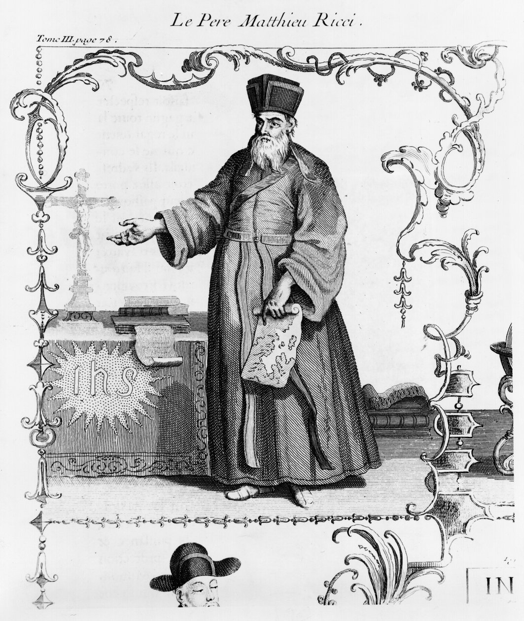 Far Matteo Ricci (1552-1610) av French School