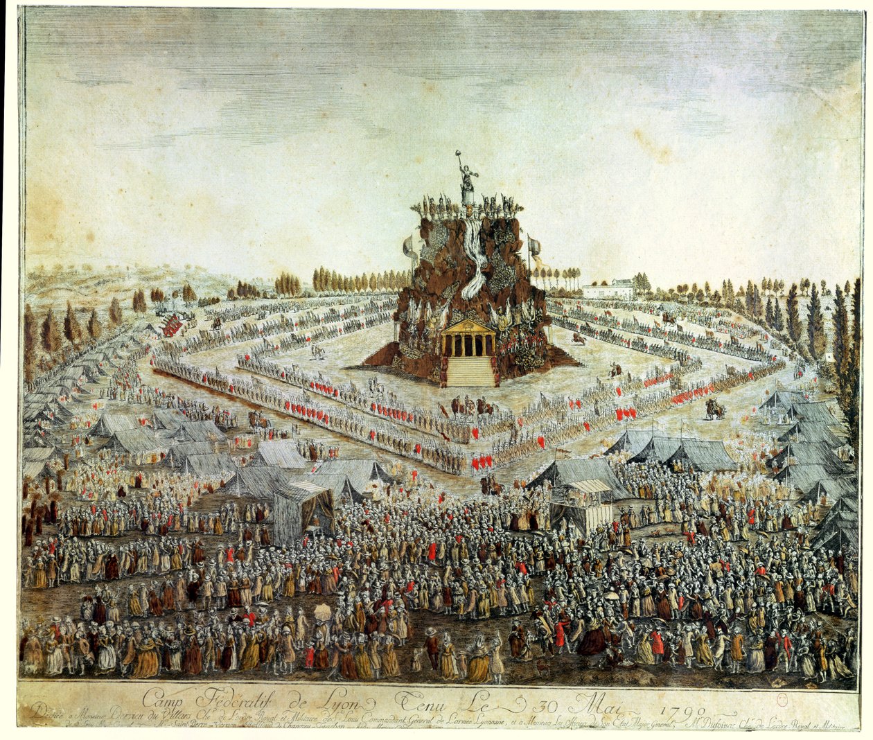 Føderal leir i Lyon, 30. mai 1790 av French School