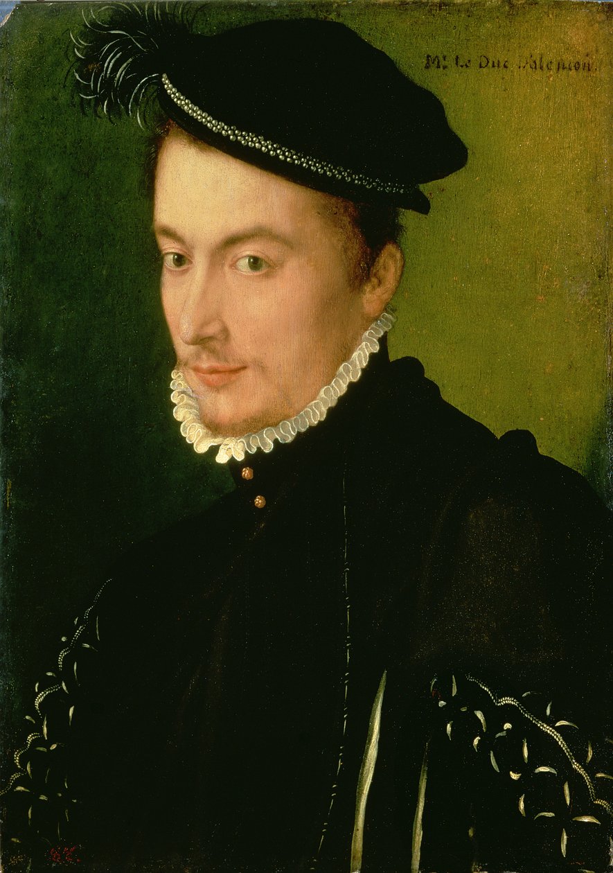 Francois de Valois (1554-84), hertug av Alencon, 1560-tallet av French School