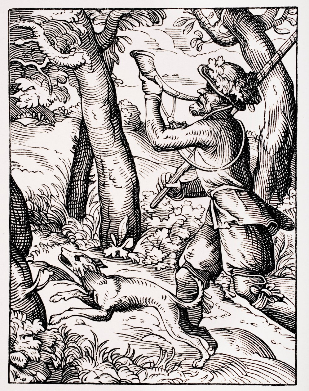 German Sportsman, etter en gravering av Jost Amman (1539-91) fra 'Le Moyen Age et La Renaissance' av Paul Lacroix (1806-84) utgitt 1847 av French School