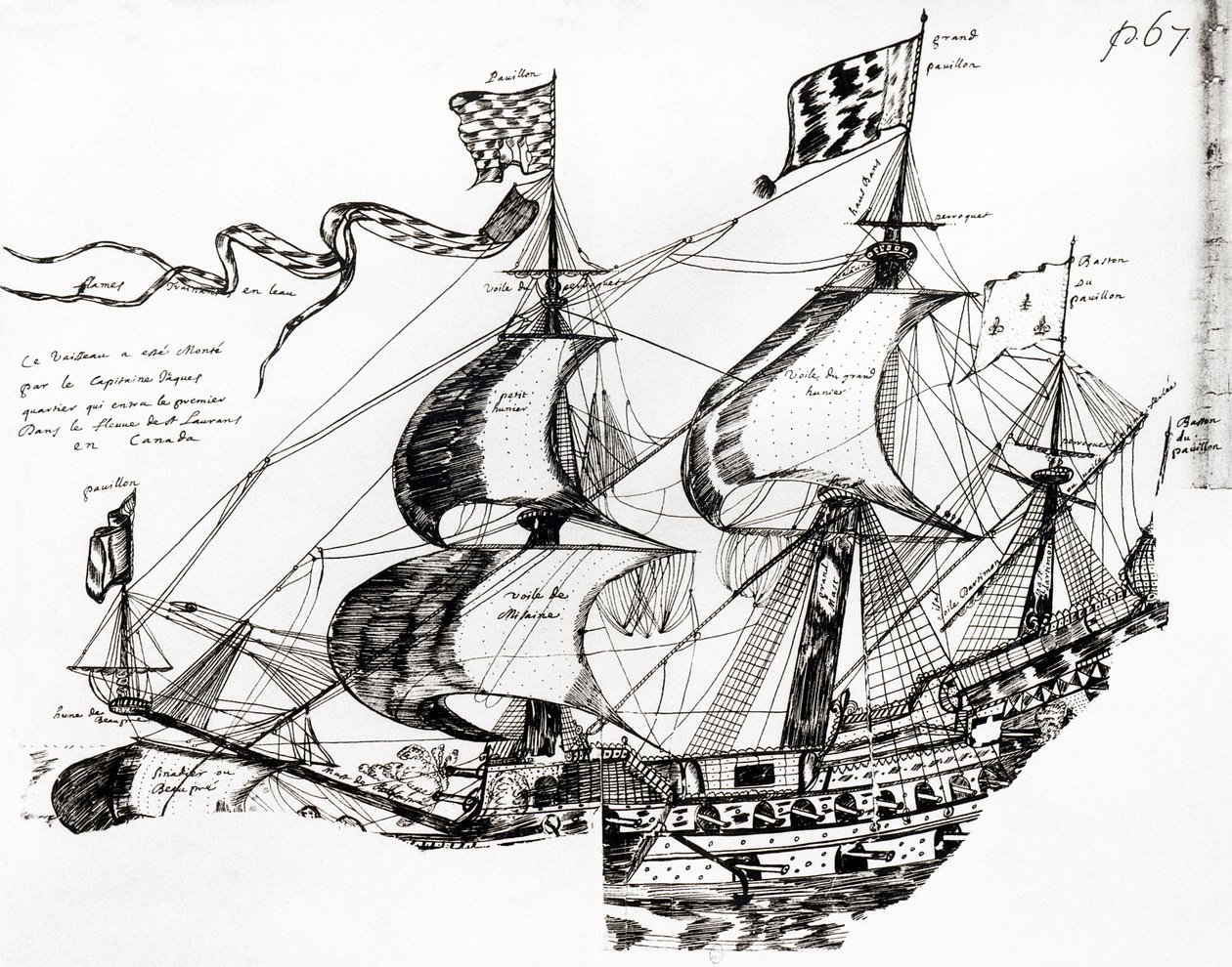 Jacques Cartiers skip, fra 