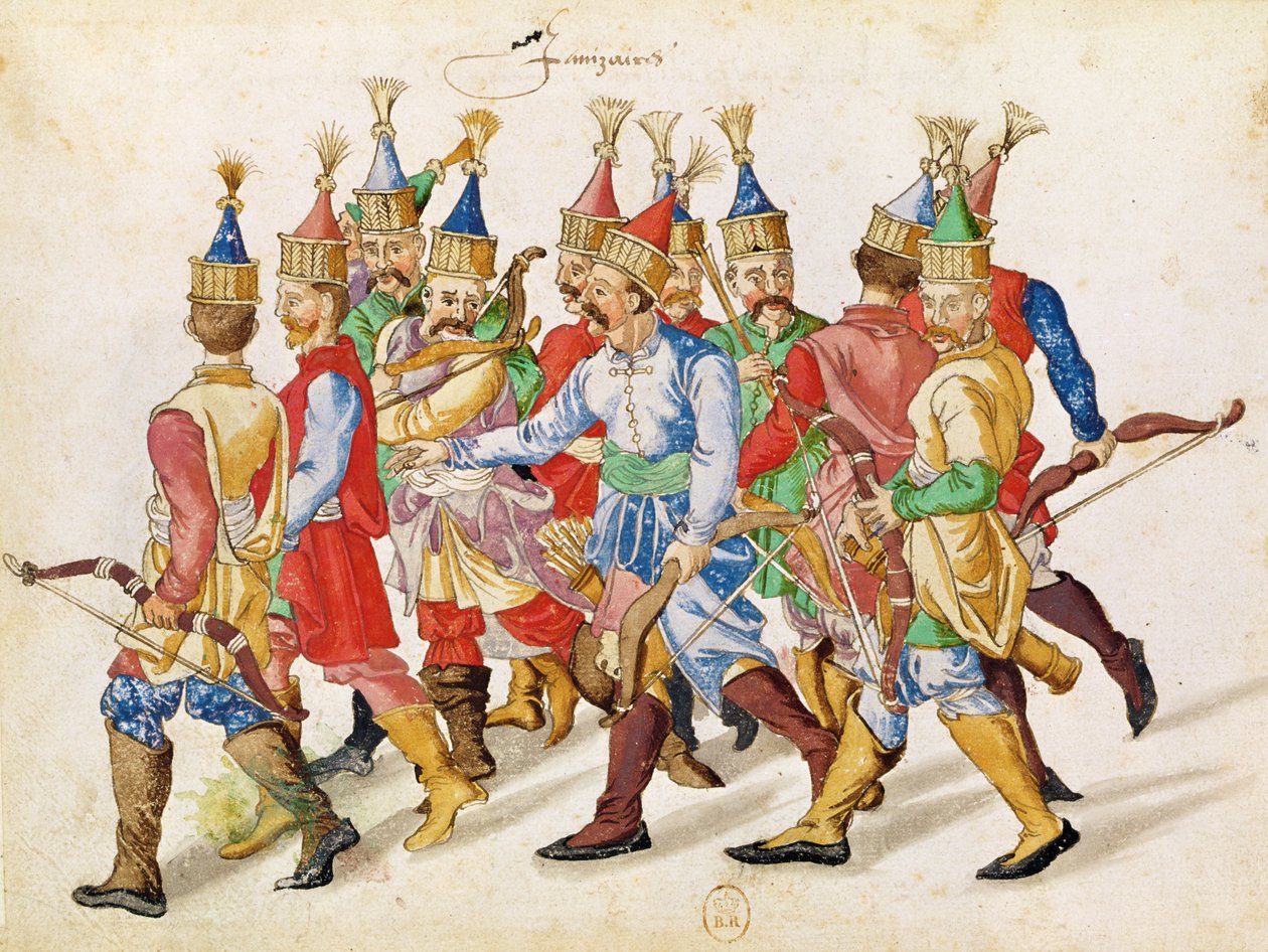 Janitsjarene, 1583 av French School