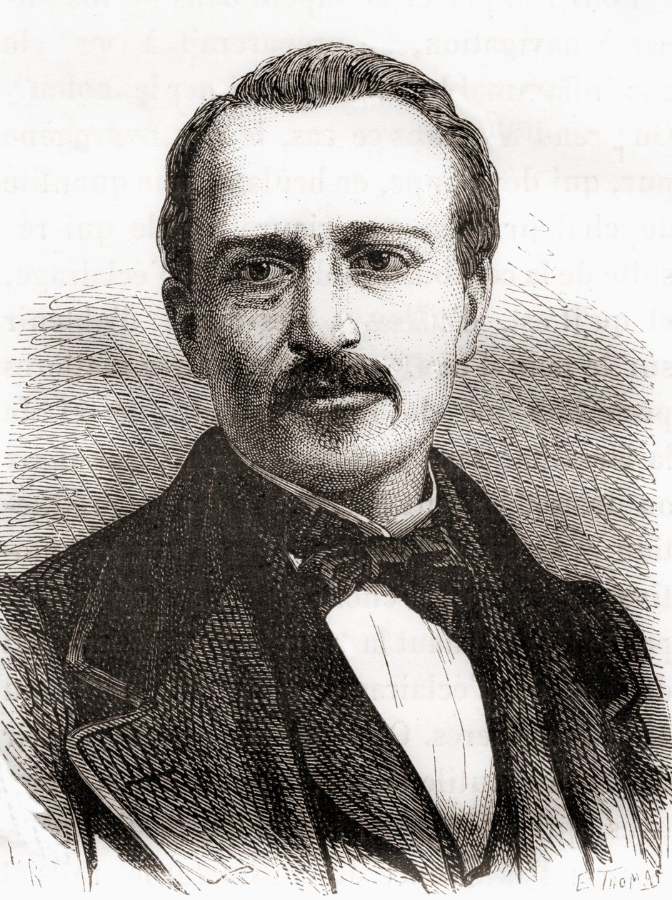 Jean Joseph Étienne Lenoir, fra The Wonders of Science, publisert ca. 1870 av French School