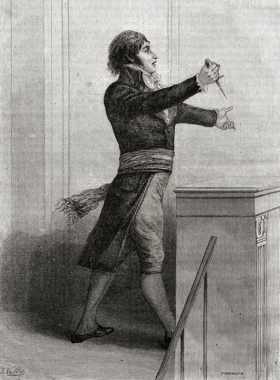 Jean Lambert Tallien (1767-1820) Oppfordrer til revolusjon av French School