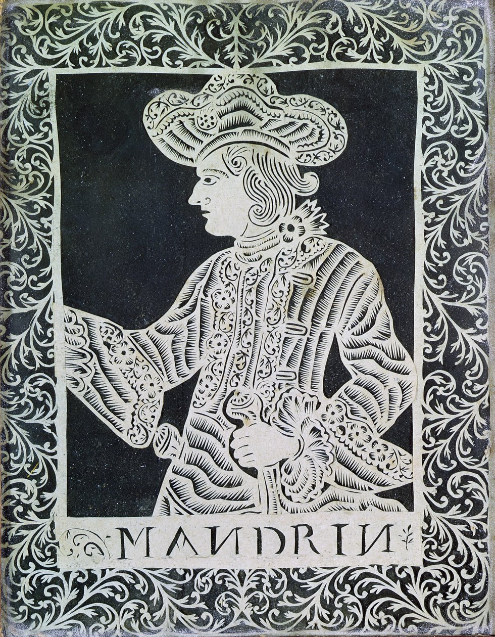 Louis Mandrin (1724-55) (collage) av French School