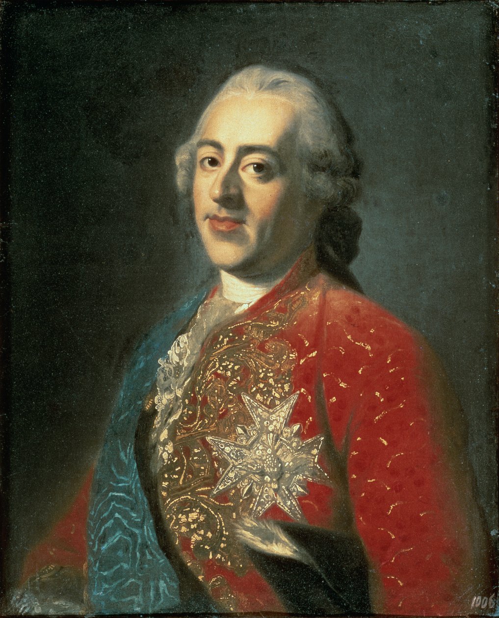 Ludvig XV (1710–74) av French School