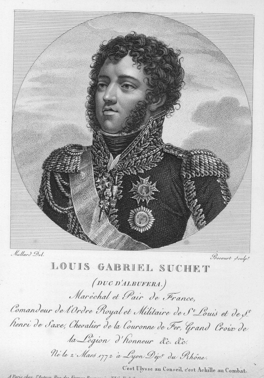 Louis-Gabriel Suchet (1770-1826) hertug av Albufera og marskalk av Frankrike av French School