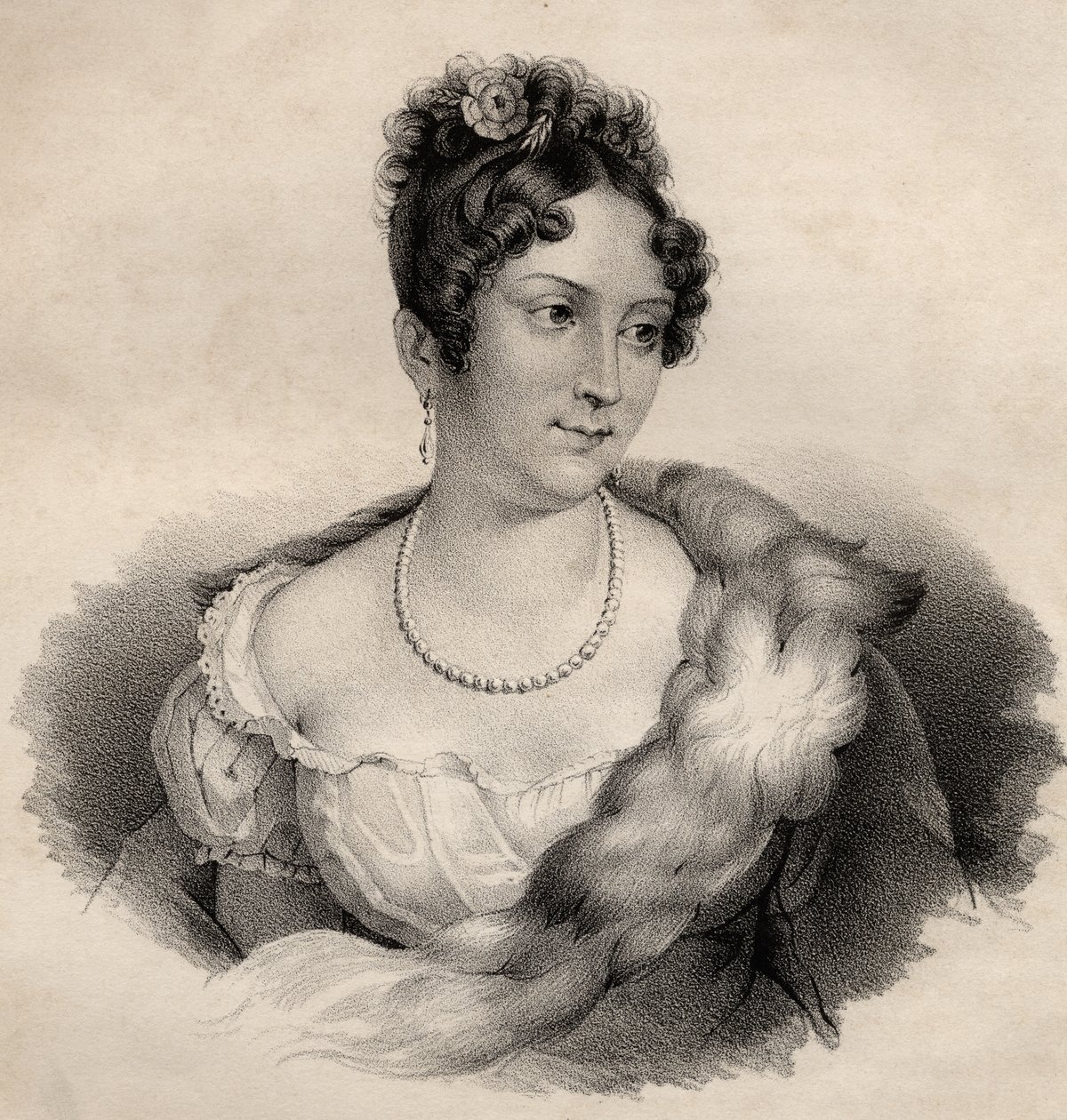 Mademoiselle Mars (1779–1847) av French School