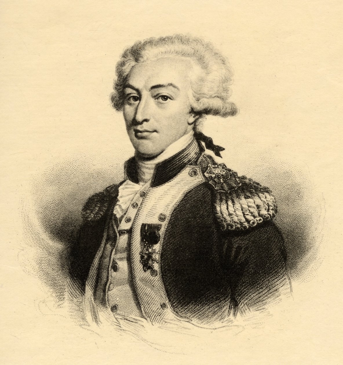 Marie Joseph Paul Yves Roch Gilbert du Motier (1757-1834) Marquis de Lafayette av French School