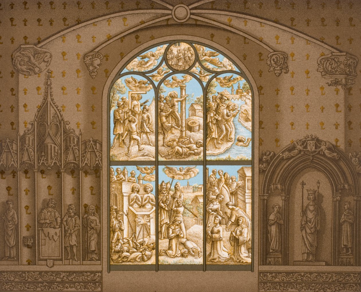 Martyrium of Saints Crispin og Crepinien, fra 