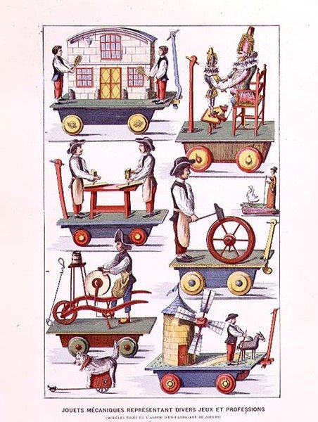 Mechanical Toy Catalogue fra History of Toys av Henri dAllemagne av French School