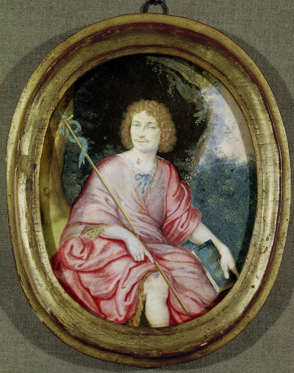 Moliere (1622-73) som døperen Johannes av French School