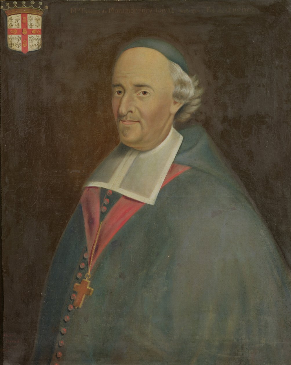 Monseigneur de Montmorency-Laval (1623-1708) biskop av Canada av French School