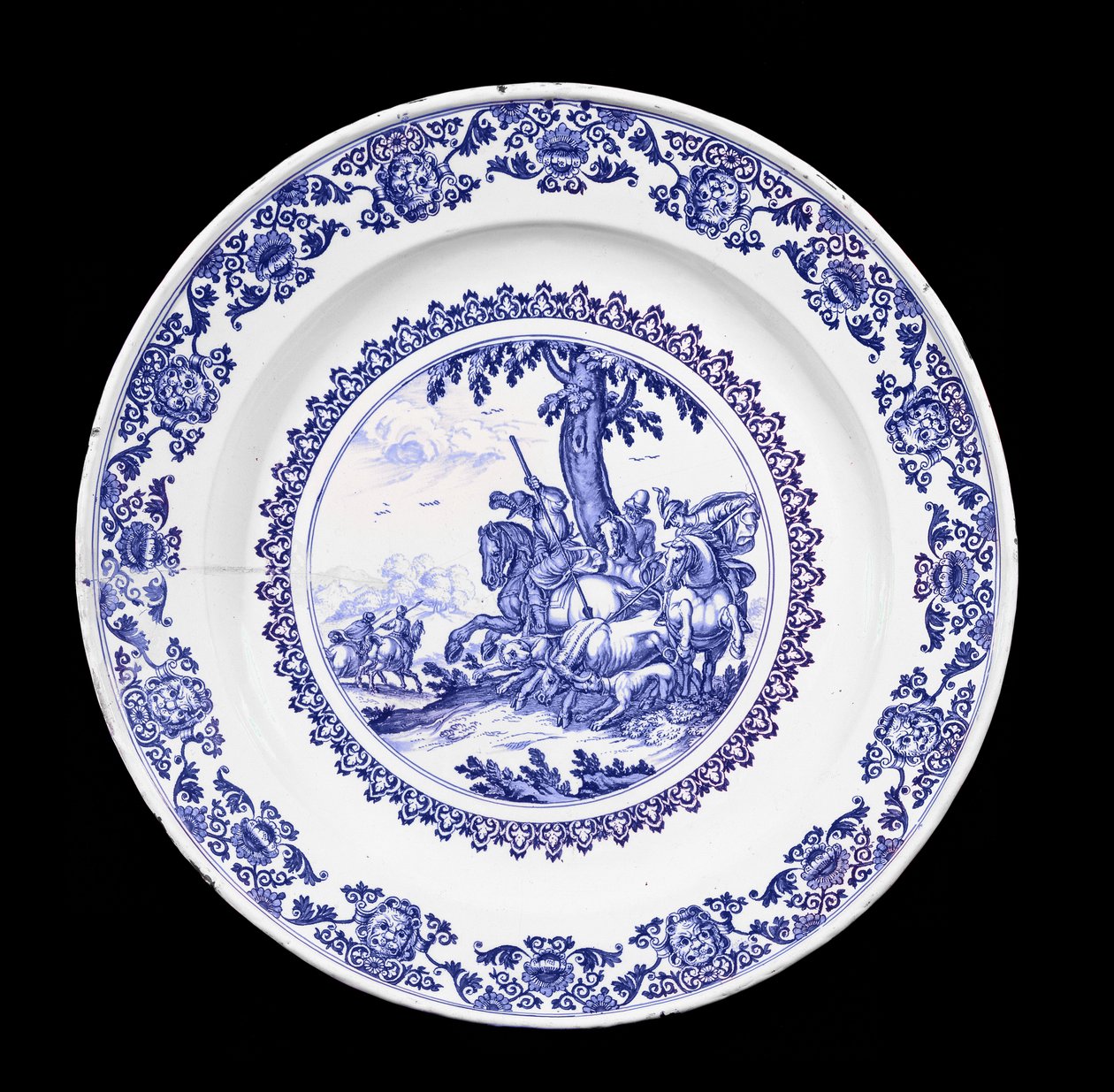 Moustiers-fat, sannsynligvis malt av Gaspard Viry (1668-1720), ca. 1700 (fajanse) av French School