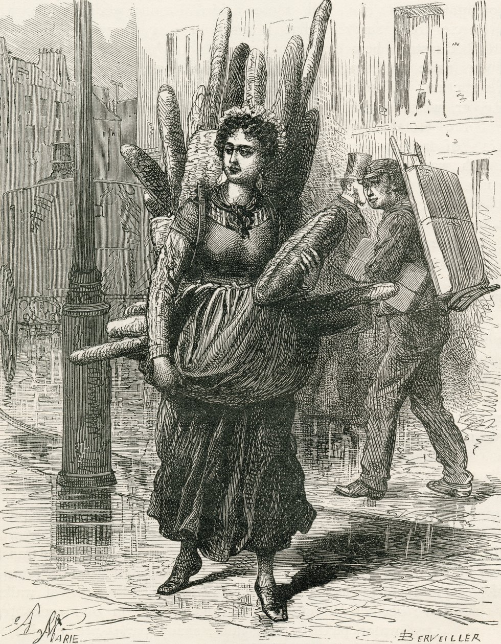 Paris brødbærer, fra 