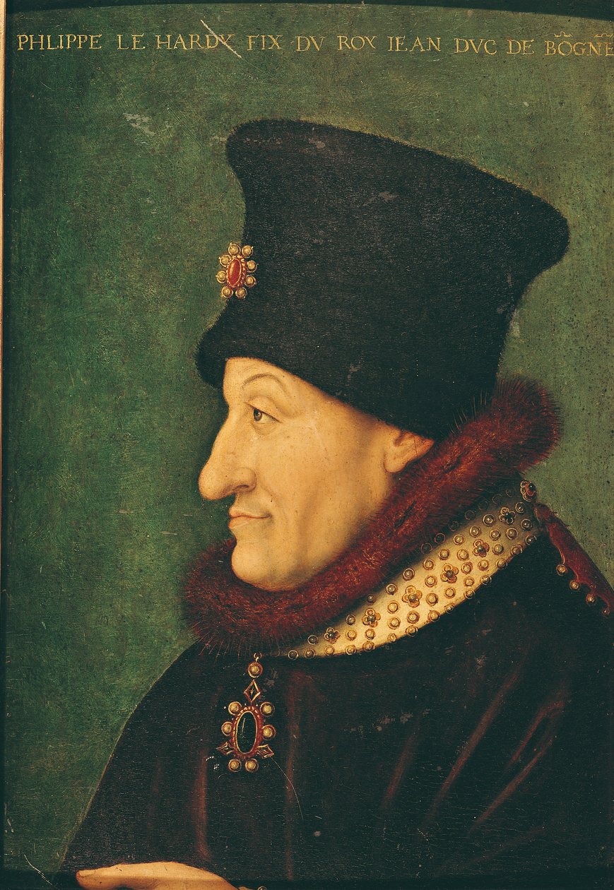 Philippe av Frankrike (1342-1404) hertug av Burgund av French School