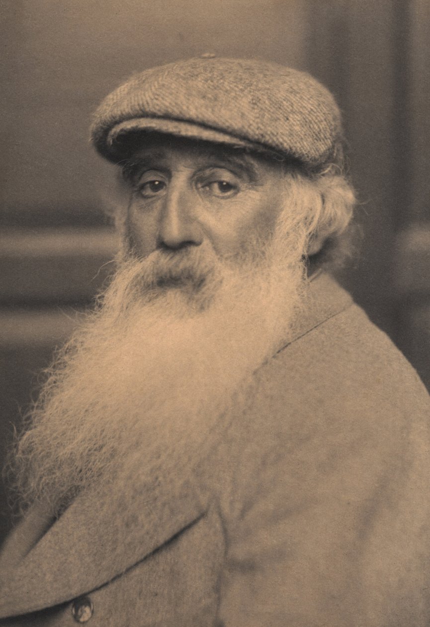Portrett av Camille Pissarro (1830-1903) av French School