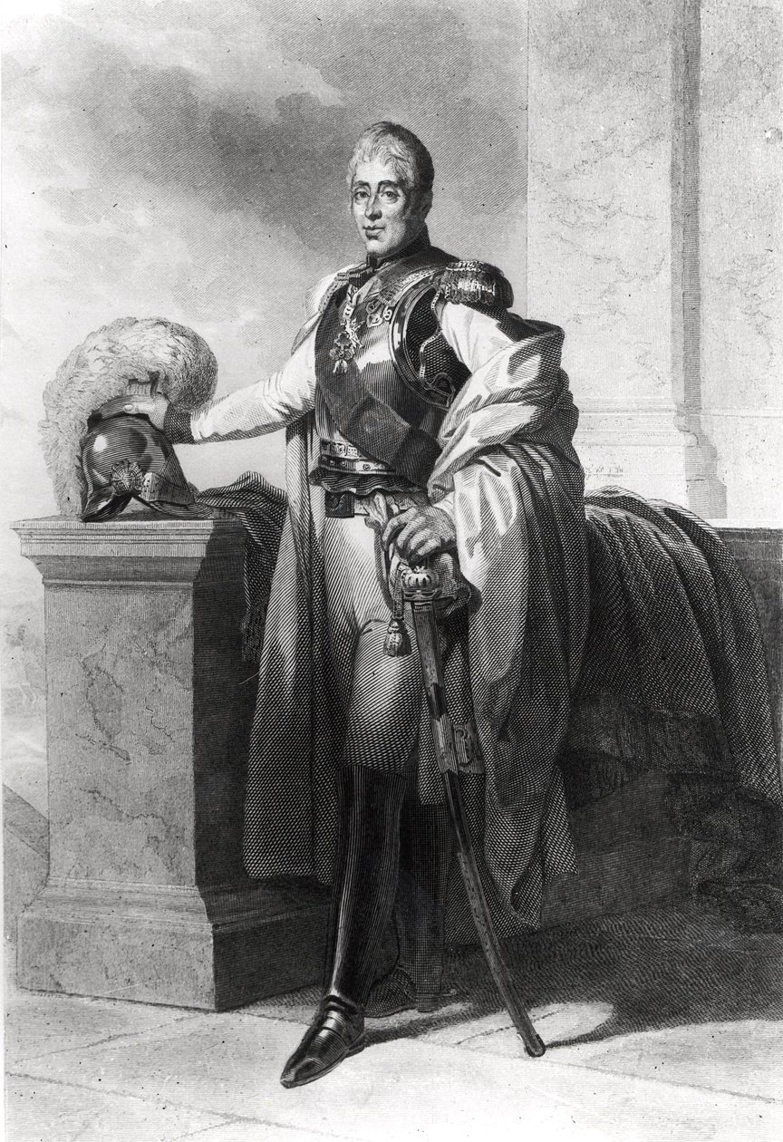 Portrett av Charles X (1757–1836) konge av Frankrike og Navarra (1824–1830) av French School