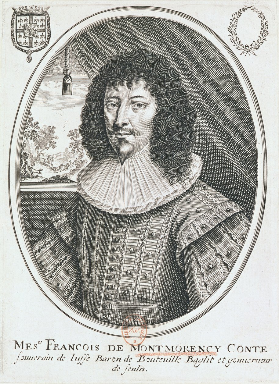 Portrett av Francois de Montmorency (1530-79) 1600-27 av French School