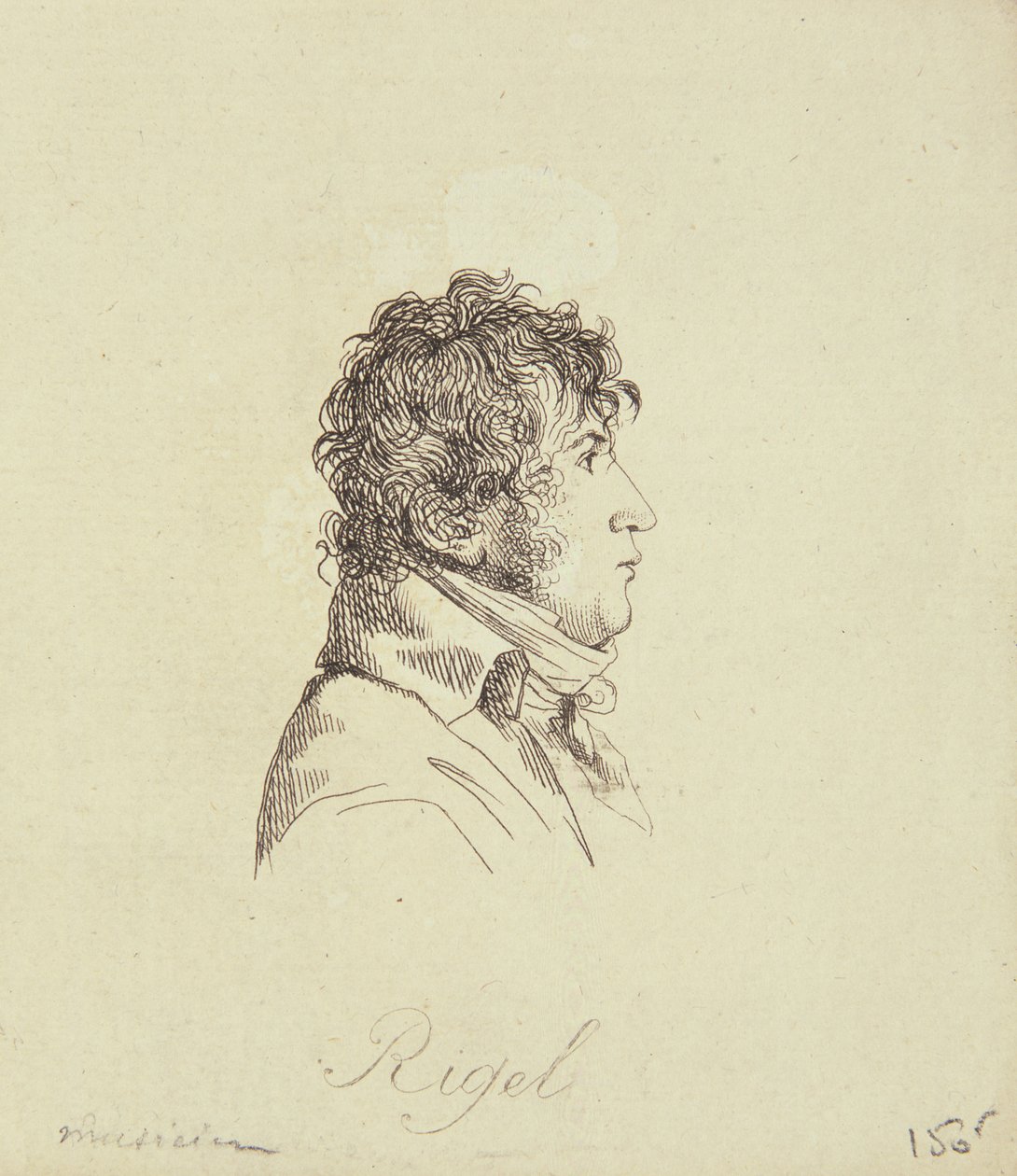 Portrett av Henri-Jean Rigel (1772-1852) av French School