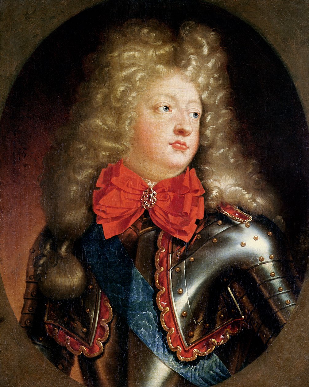 Portrett av Louis (1661-1711) Grand Dauphin, sønn av Louis XIV av French School