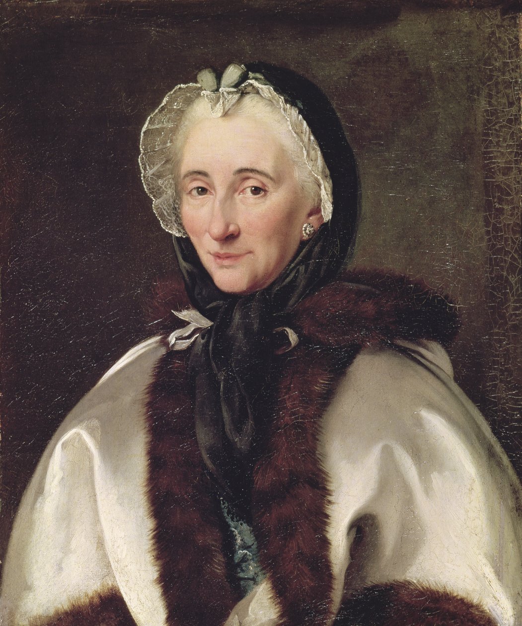 Portrett av Madame Francoise de Graffigny (1695-1758) av French School