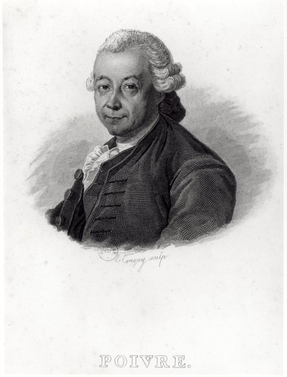 Portrett av Pierre Poivre (1719-86) av French School