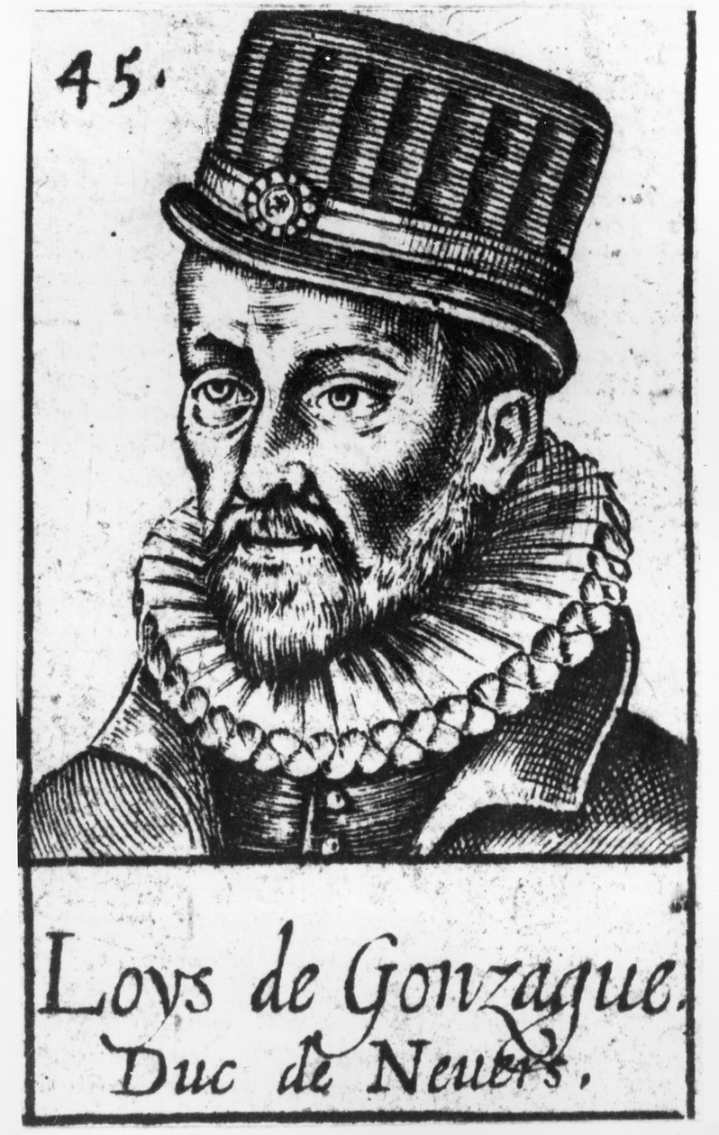 Portrett av prins Ludovico av Gonzaga (født i Mantua 1539-død i Paris 1595) av French School
